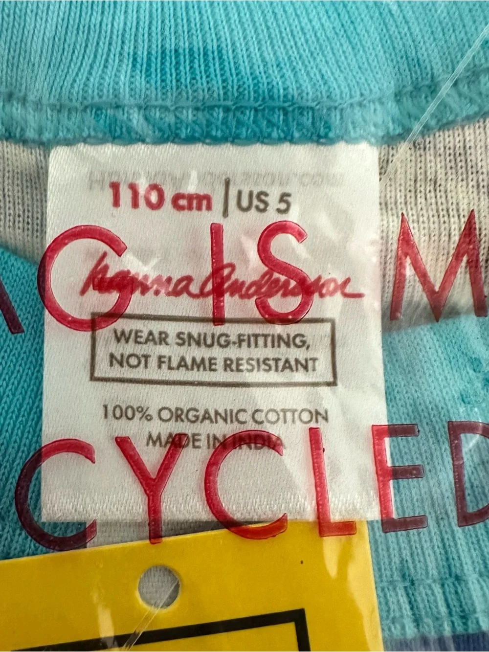 Hanna Andersson HannaJams Pajama Set COLOR: Summer Stickers 84608 Kids' size 5